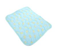 iplusmile Alfombrilla Refrigerante para Perros Pequeños Cama De Verano para Mascotas Cojín Refrescante y Cómodo para Descanso Colchoneta Portátil para Viajes y Hogar Azul Banana