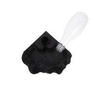 iplusmile alimentador automático de Agua Plato Compacto para Reptiles dispensador de Agua para Reptiles Bebedero Compacto para Plato de Reptil de Piso AbS Black