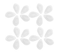 iplusmile Almohadillas Nasales Antideslizantes de Silicona Transparentes para Gafas, 20 Pares Tamaño 0,5x0,3 Pulgadas, Almohadillas para Puente Nasal Compatibles Gafas de Sol y Montura
