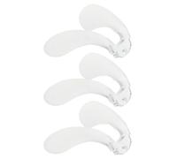 iplusmile Almohadillas Nasales de Silicona Blandas para Gafas Infantiles Antideslizantes Forma de U 3 Unidades Transparentes Cómodas y Resistentes para Uso Diario