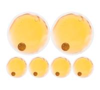 iplusmile Almohadillas Térmicas Reutilizables a Presión 6 Piezas Calentadores de Manos Suaves y Portátiles Color Naranja Tamaño Compacto Ideales para Actividades al Aire Libre como