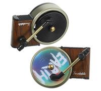 iplusmile Ambientador de Vinilo para Coche Clip de Ventilación, Diseño Vintage Tocadiscos Giratorio, 2 Piezas, Aroma Fresco Duradero, Decoración Automotriz para Amantes Música