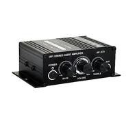 iplusmile Amplificador de Audio Digital Estéreo para Altavoces Pasivos Salida Dual Sonido Claro y Potente para TV Ordenador y Coche