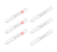 iplusmile Aplicar Maquillaje Aplicadores de Silicona Juego de 6 Pinceles Reutilizables Tapa y Reducir Desperdicio para Labios y Sombras de Ojos Adecuado para Llevar