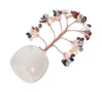 iplusmile Árbol de Cristal Decorativo de Mesa con Piedras Adorno para Hogar y Oficina Regalo para Estreno de Casa Decoración de Escritorio Colorida