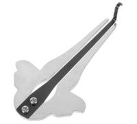 iplusmile Arpa de Boca de Metal Portátil Color Plata Sonido Claro, Instrumento Musical Tradicional para Relajación y Prácticas de Meditación
