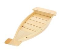 iplusmile Bandeja de Madera Forma Barco para Sushi y Sashimi Plato Grande para Servir Comida Japonesa Restaurante o Casa Diseño Práctico y Atractivo para Fiestas y Cenas Familiares