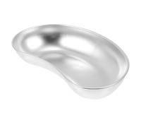 iplusmile Bandeja de Riñón de Acero Inoxidable - Riñonera Médica Profesional para Instrumental Laboratorio - Placa Curva Higiénica para Clínica Dental, Estética y Tatuajes - 19.5cm