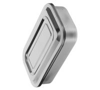 iplusmile Bandeja Esterilizadora Fácil de Limpiar de Acero Inoxidable con Tapa Baja Mantenimiento para Instrumentos Médicos Uñas Adecuado para Procedimientos Quirúrgicos