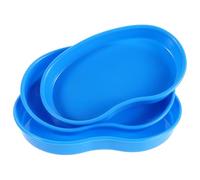 iplusmile Bandeja Médica Multigrid de Plástico Resistente para Almacenamiento de Medicamentos, 3 Unidades en Forma de Riñón, Diseñada para Uso en Hospitales y Atención Sanitaria