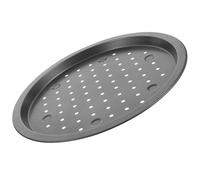 iplusmile Bandeja para Pizza y Multiuso de Acero al Carbono con Agujeros, Antiadherente Herramienta Práctica para Horno Adecuado para Hornear en Restaurantes Occidentales y Cafeterías