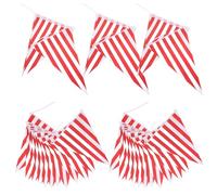 iplusmile Banderines de Fiesta de de 60piezas Decoración Resistente Degradación Colores Alegres para Cumpleaños y Celebraciones Banderines para Exteriores