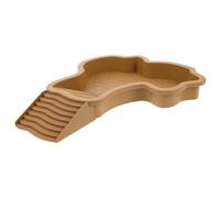 iplusmile Bañera para Tortugas Grande de Agua con Plataforma de Descanso para Reptiles Rampa de Escalada para Mascotas Bandeja de Agua para Tortugas para Bañarse y Tomar el Sol Acuarios