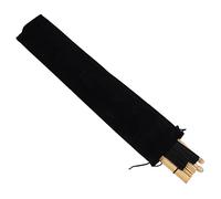 iplusmile Baquetas de Madera con Cepillo y Llave de Afinación para Batería Kit de Percusión con Bolsa de Almacenamiento Accesorios Musicales para Principiantes y Bandas Juveniles