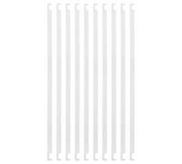 iplusmile Barras Metálicas para Carpetas Colgantes 10 Piezas 345 CM Organizador de Escritorio Oficina Soporte de Almacenamiento Archivos Suspensión Metal Resistente