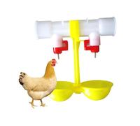 iplusmile Bebedero Automático Tipo para Pollos 10 Pcs Bebedero De Plástico Semi- para Aves Duradero y Práctico Dispensador De Potable