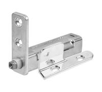 iplusmile Bisagra Puerta del Congelador Metálica Ajustable, Cierrapuertas Automático para Refrigerador, Fácil de Mantener, 1 Set para Reparación