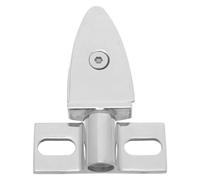iplusmile Bisagras Pivotantes y Fácil Instalación de Acero Inoxidable Soporte Reforzado Abrazaderas Superior E Inferior para Puertas de Ducha para Mamparas de Baño