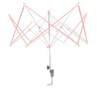 iplusmile Bobinadora Manual de Hilo para Tejer Rosa, Bobinadora de Ovillos Rápida Base Estable, Accesorio Compacto para Crochet y Manualidades en Casa