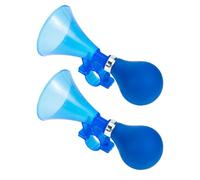 iplusmile Bocina de Bicicleta para 2 Piezas Resistente la Intemperie Sonido Potente y Nítido, Color Azul, Material Plástico, Adecuado para Mountain Bike y Bicicleta Infantil