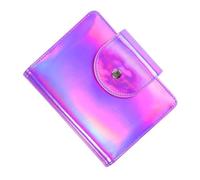 iplusmile Bolsa de Almacenamiento Cuadrada para Placas de Estampación de Uñas Estuche Práctico con Botón de Cierre para Organizar Plantillas y Tarjetas de Esmalte Color Púrpura Resistente