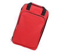 iplusmile Bolsa Para Baquetas De Batería De Oxford Reforzado, Color Rojo, Bolso Portátil Doble Uso De Mochila y Mano, Organizador Resistente Para Baquetas y Mazos De Percusión, Accesorios Para Músicos