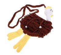 iplusmile Bolso de Ganchillo con Diseño de Animal para Adultos Monedero para Accesorios de Fiesta para Salidas