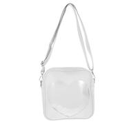 iplusmile Bolso de Hombro para Mujeres con Diseño de Bolsa de PU Transparente Bandolera y Ligera para y Ocasiones Especiales