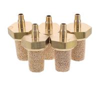 iplusmile Boquilla Filtro de Cobre M5 para Máquina de Nieve 5 Piezas Filtro Piedra de Burbujas para Máquina de Niebla Silenciador para Efecto Discoteca y Compresor Repuesto