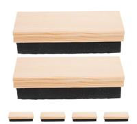 iplusmile Borradores de Pizarra de Madera y Fieltro Profesores, 6 Piezas Estilo Campus, Diseño Compacto y Ligero, Adecuado para Aulas y Pizarras Negras