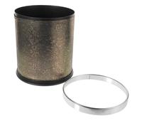 iplusmile Bote de Basura Redondo de para Baño y Oficina Cesta de Residuos Moderna sin Tapa Diseño Práctico y Decorativo con Base Antideslizante para Hogar y Ktv Color Color Aleatorio