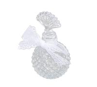 iplusmile Botella de Perfume Transparente con Diseño para Aromaterapia Frasco Decorativo de Vidrio para Hogar y Oficina para Baño y Sala de Pequeño Accesorio Chic para Decoración