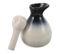 iplusmile Botella Dosificadora de Cerámica para Aceite Esencial con Tapa Diseño Hermético para Aromaterapia Perfumes y Salones de Control y Conservación Prolongada