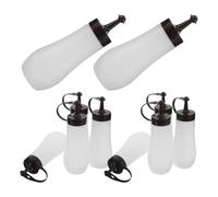 iplusmile Botella Exprimible de Aceite Plástico Blanco para Lámpara 10 Piezas Botella de Aceite para Lámpara de 250ml Boquilla de Vertido Optimizada Hermética Camping y Emergencia Hogar