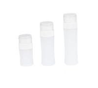 iplusmile Botellas de Silicona Flexibles para Viaje Dosificador de Jabón Blanco Reutilizable y Rellenable Envases Líquidos Seguros de Alimenticio Portátiles para Cosméticos y Lociones