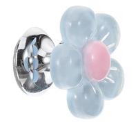 iplusmile Botón Pulsador para Cisterna de Inodoro Azul Herramienta Auxiliar para Baño Botón de Descarga Resistente de Resina Fácil Instalación y Uso Práctico