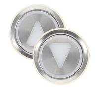 iplusmile Botones para Elevador de Acero Inoxidable, Diseño Fácil de Usar, Rendimiento Consistente, Paquete de 2 Piezas, Estilo Mixto, Accesorios para Control de Elevación Varios estilos
