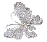 iplusmile Broche de Moda Diseño Atractivo de Aleación Broche Elegante Gemas de Imitación Brillantes para Boda Accesorio Ligero y Hermoso para Mujer Obsequio Especial en Eventos