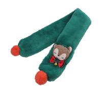 iplusmile Bufanda Infantil de Poliéster Cálida y Suave con Diseño de Animales Color Verde 1 Pieza Adecuada para Invierno y Navidad Bufanda Navideña para Cuello