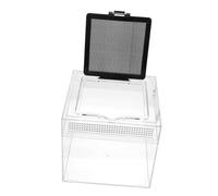 iplusmile Caja De 1 Pieza terrario Mascota Reptil Cría sustrato de Gecko Estuche antiescape para Reptiles contenedor de exhibición de Mascotas trepadoras Ordenador Personal