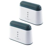 iplusmile Caja de Activado Reutilizable para Nevera Desodorante Natural, Material Pp y Activado, 2 Piezas sin Toxicidad para Eliminar Olores