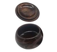 iplusmile Caja de Almacenamiento de Madera para Piezas de Ajedrez y Go Recipiente Duradero para Organizar Piedras para Uso Hogar Escuela y Enseñanza Diseño Artesanal con Patrón Artificial