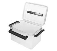 iplusmile Caja de Almacenamiento para Lentes de Cámara Material Pet Reforzado, Junta Tórica y Asa, Diseño Compacto para Uso en Oficina y Fotografía, Tamaño 11,4 X 7,5 X 6,9 Pulgadas