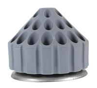 iplusmile Caja de Herramientas de Plástico Caja Organizadora Práctica y Duradera para Tallar 35 Agujeros, Estuche de Almacenamiento para Brocas de Amolar para Manualidades y Tallado de