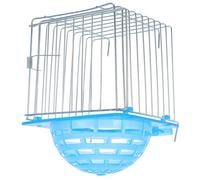 iplusmile Caja Nido para Pájaros Colgante de Hierro Ventilado, Nido de Cría para Periquitos y Loros, Casa para Pájaros al Aire Libre, Caja Nidificación para Incubar Huevos, Resistente