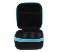iplusmile Caja para Almacenar Insulina 10 Ml Estuche Compacto 9 Compartimentos Azul Organizador Portátil para de Insulina y Péptidos Almacenamiento Seguro para Viaje y Refrigerador