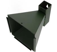 iplusmile Caja para Entrenamiento de Tiro Resortera, Acero Resistente, Tamaño Pequeño, Color Verde, Estación Portátil para Objetivos Reemplazables, Uso Interior y Exterior, Equipo para Caza