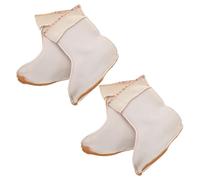 iplusmile Calcetines para Botas Mujer Forro de Vellón Extraíble, 2 Pares Talla M 39, 20 CM de Alto, Adecuados para Senderismo, Ciclismo y Viajes Prolongados en Clima Frío