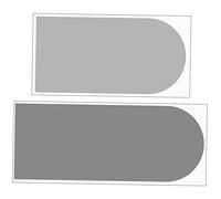 iplusmile Calcomanía De Pared Geométrica Artística 2 Piezas Papel Tapiz Hogar Decoración De Arte De Pared Reutilizable Fácil Aplicación Para Paredes Lisas y Muebles Modernas Decoración Hogar