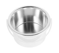 iplusmile Calentador de Cera Profesional 1 Unidad 105 Mm Aluminio Plata Olla para Máquina Calentadora Depilación Terapia Cera Uso Seguro
